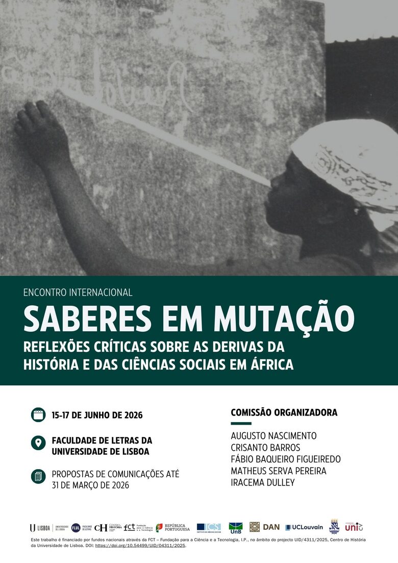 cartaz do evento saberes em mutação